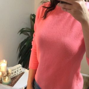 Cashmere salmon sweater